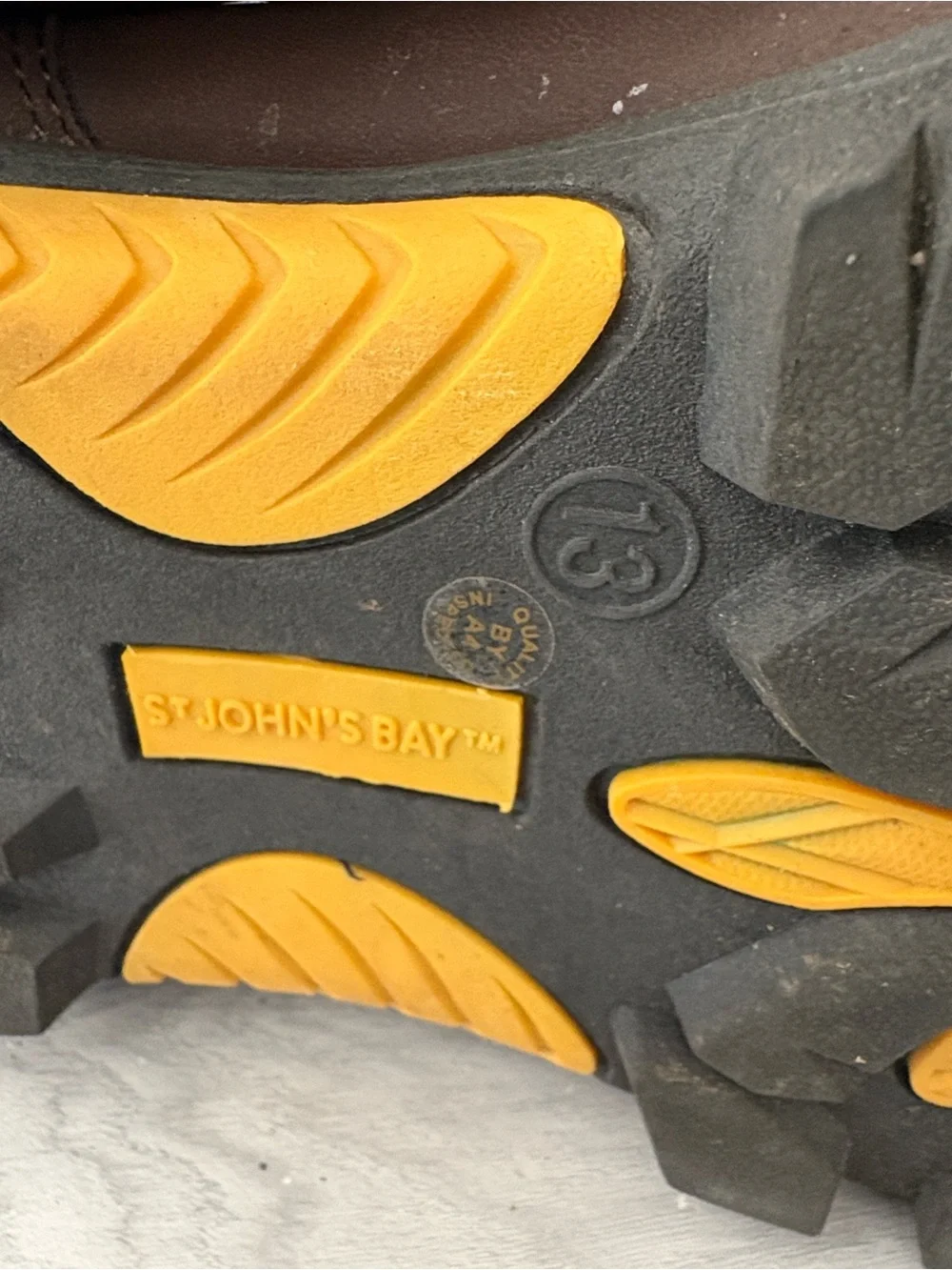 St. John's Bay Brown and Yellow Men's Trail Boots
